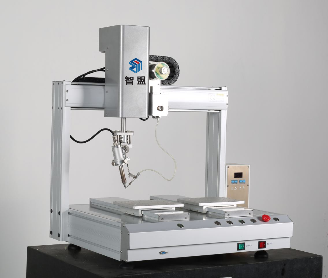 四轴双工位自动焊锡机